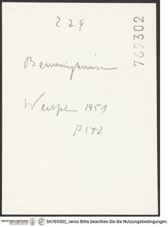 Rückseite von bh769302_recto