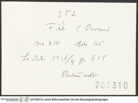 Rückseite von bh769310_recto