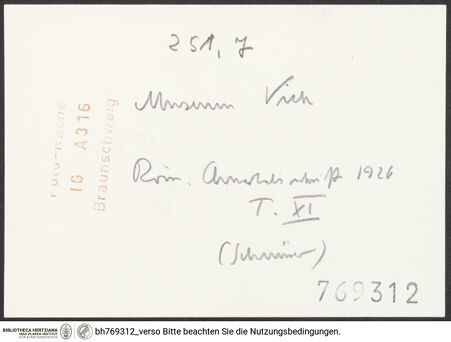 Rückseite von bh769312_recto