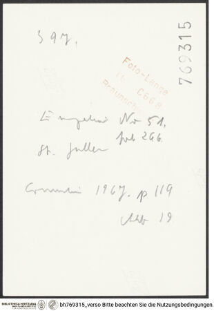 Rückseite von bh769315_recto