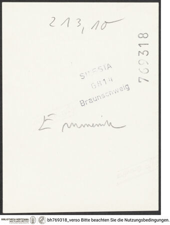 Rückseite von bh769318_recto