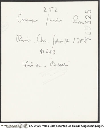 Rückseite von bh769325_recto