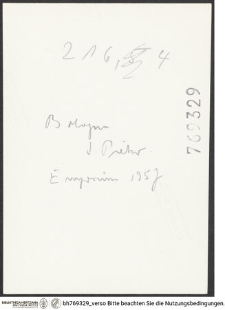 Rückseite von bh769329_recto