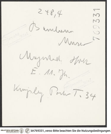 Rückseite von bh769331_recto