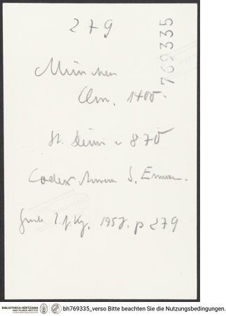 Rückseite von bh769335_recto