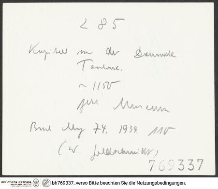 Rückseite von bh769337_recto