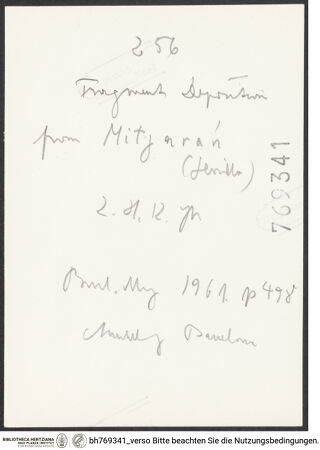 Rückseite von bh769341_recto