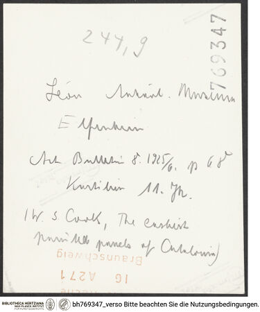 Rückseite von bh769347_recto