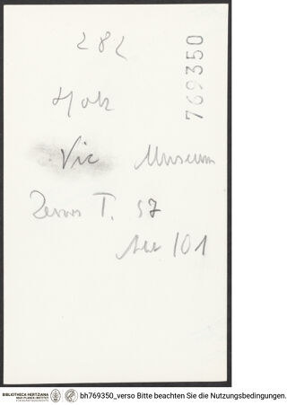 Rückseite von bh769350_recto