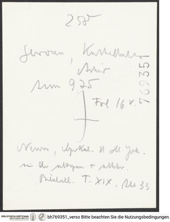 Rückseite von bh769351_recto