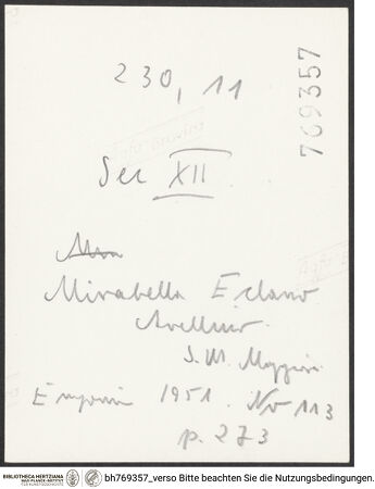 Rückseite von bh769357_recto