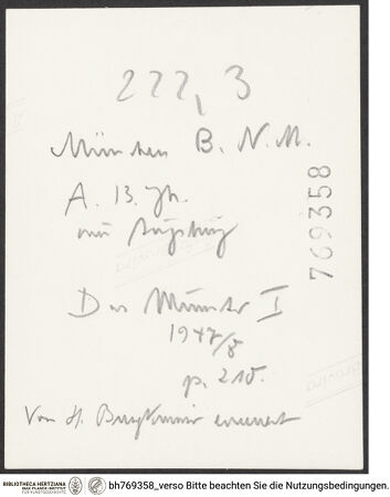 Rückseite von bh769358_recto