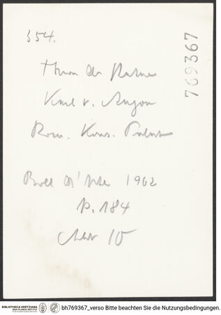 Rückseite von bh769367_recto