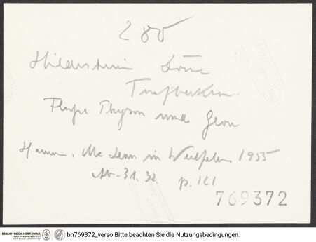 Rückseite von bh769372_recto