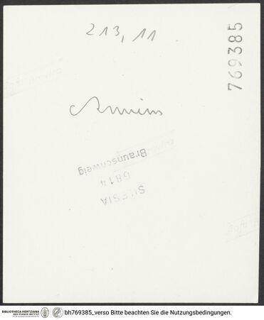 Rückseite von bh769385_recto