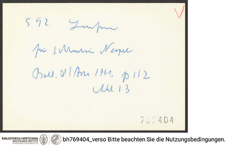 Rückseite von bh769404_recto