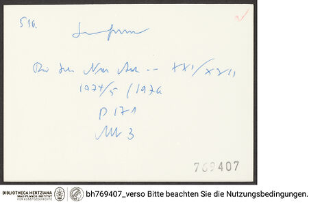 Rückseite von bh769407_recto