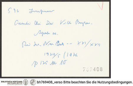 Rückseite von bh769408_recto