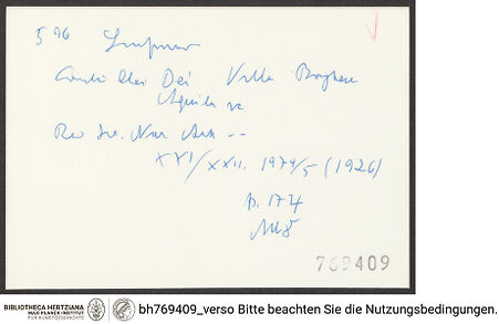 Rückseite von bh769409_recto