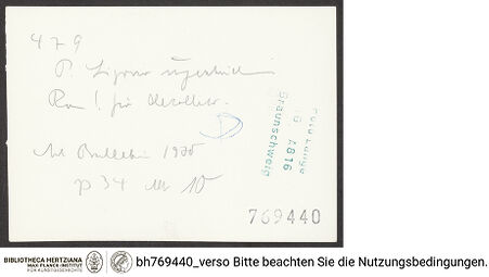 Rückseite von bh769440_recto