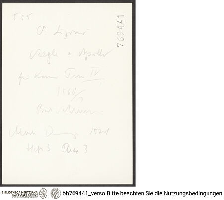 Rückseite von bh769441_recto