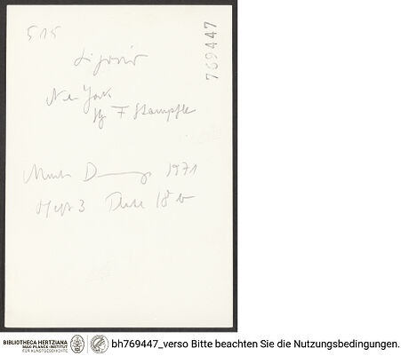 Rückseite von bh769447_recto