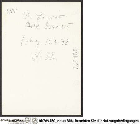 Rückseite von bh769450_recto