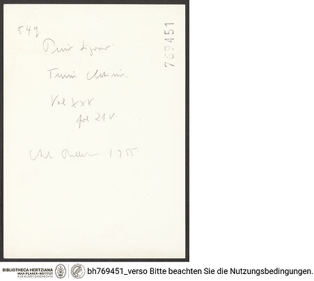 Rückseite von bh769451_recto