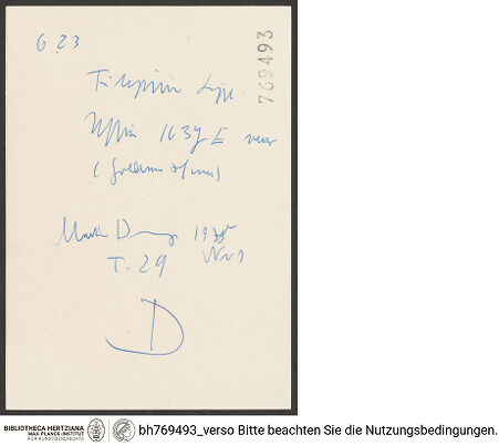 Rückseite von bh769493_recto