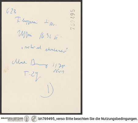 Rückseite von bh769495_recto