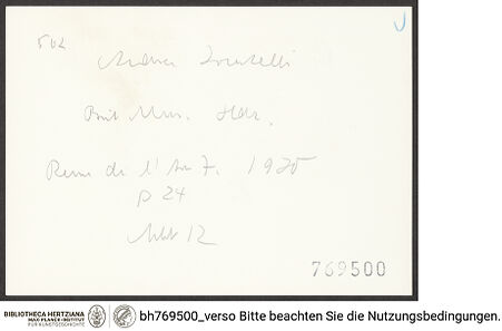 Rückseite von bh769500_recto