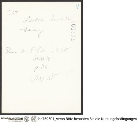 Rückseite von bh769501_recto