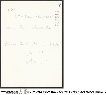 Rückseite von bh769512_recto
