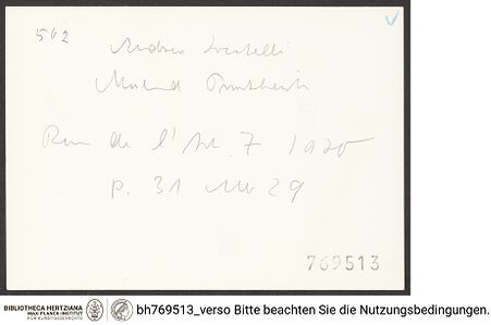 Rückseite von bh769513_recto