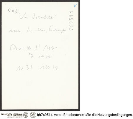 Rückseite von bh769514_recto