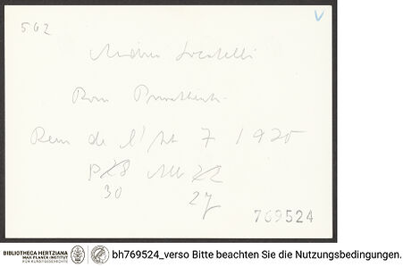 Rückseite von bh769524_recto