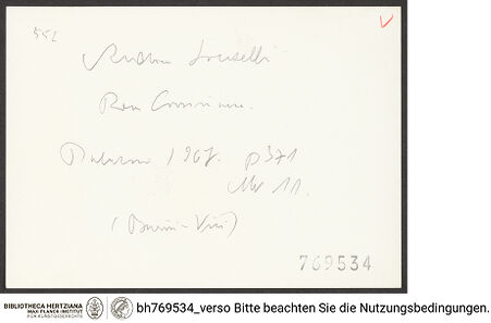 Rückseite von bh769534_recto