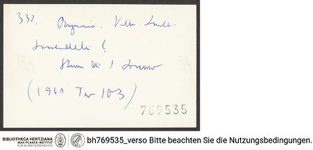 Rückseite von bh769535_recto