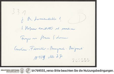 Rückseite von bh769555_recto