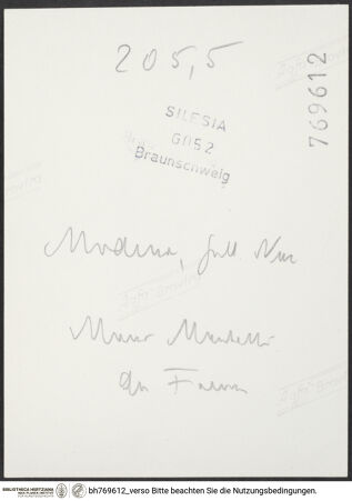 Rückseite von bh769612_recto