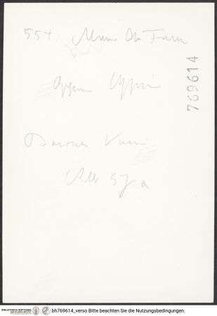 Rückseite von bh769614_recto