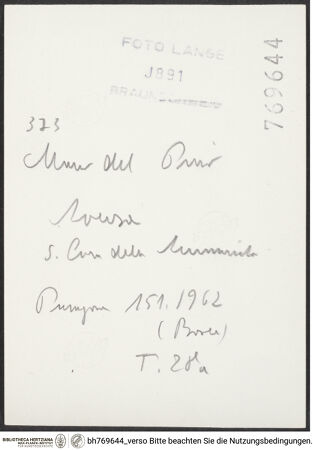 Rückseite von bh769644_recto