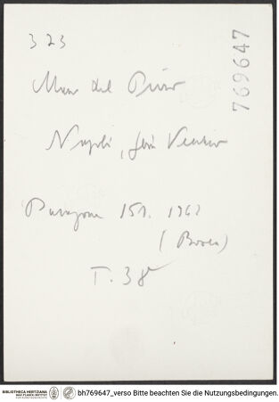 Rückseite von bh769647_recto