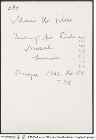 Rückseite von bh769648_recto