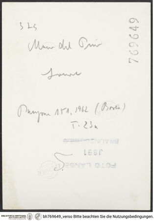 Rückseite von bh769649_recto