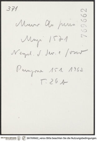 Rückseite von bh769662_recto