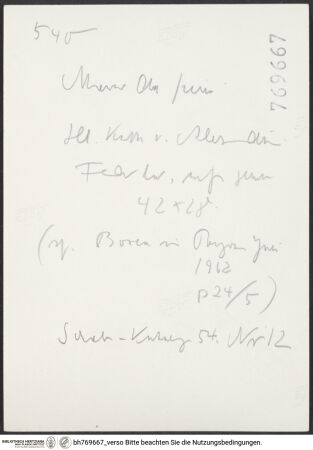 Rückseite von bh769667_recto