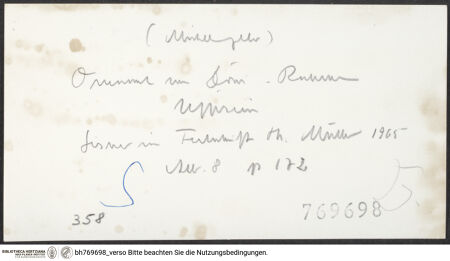 Rückseite von bh769698_recto