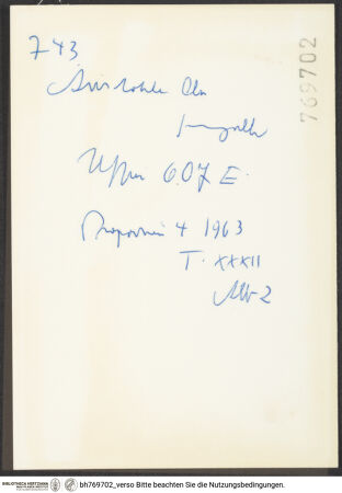 Rückseite von bh769702_recto