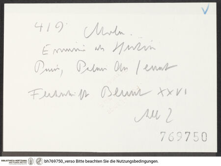 Rückseite von bh769750_recto